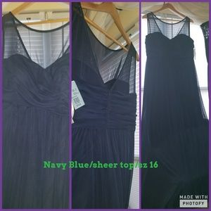 Sheer top Prom or bridal